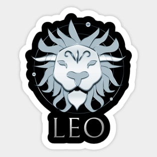 Leo Zodiac Sign Sticker